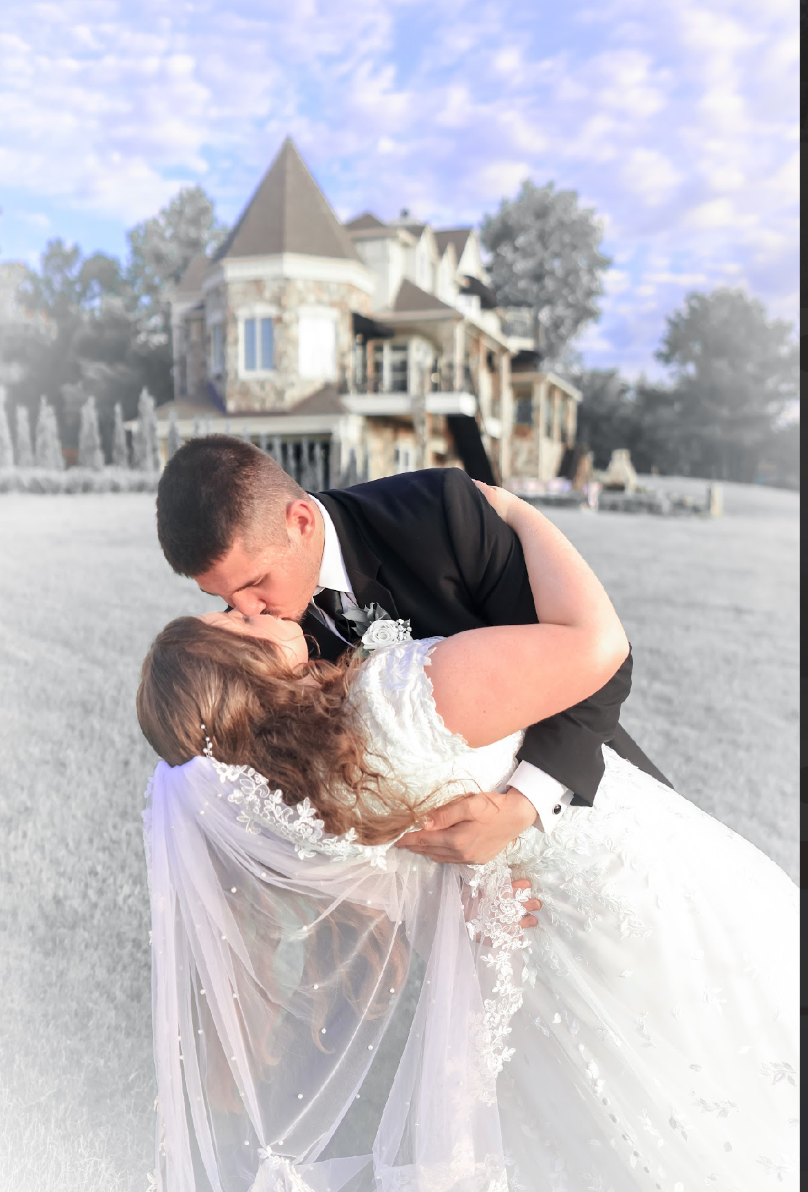 Anna Beason on her wedding day